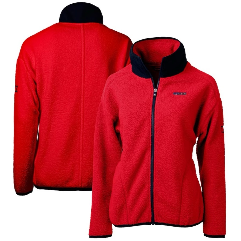 Cutter‎ & Buck Red San Francisco 49ers Cascade Eco Sherpa Fleece Full-Zip Jacket